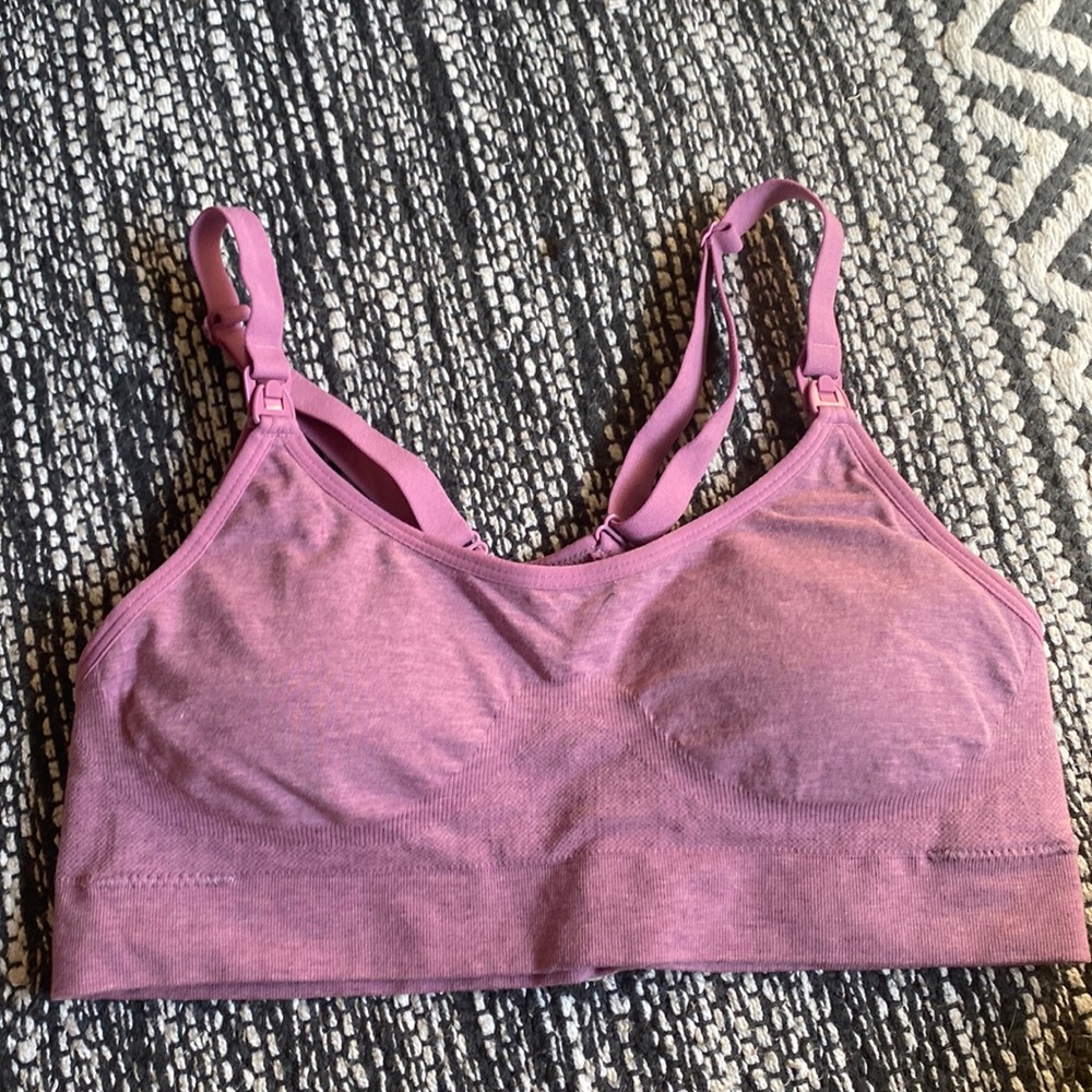 Nursing sports bra